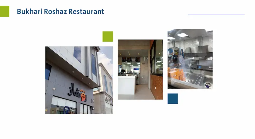 Bukhari Roshaz restaurant finishing contracting